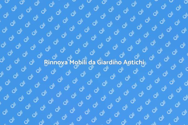 Ristruttura e Valorizza Mobili Antichi