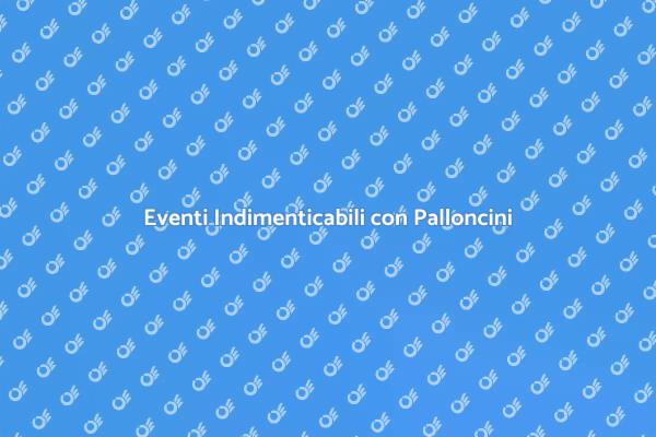 La Magia di una Foresta di Palloncini