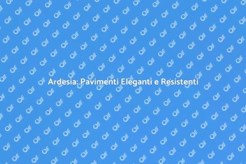 Pavimenti in Piastelle di Ardesia