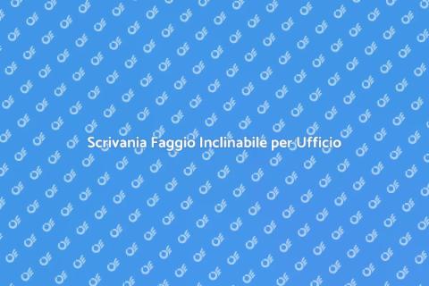 Scrivania Inclinabile su Misura in Faggio