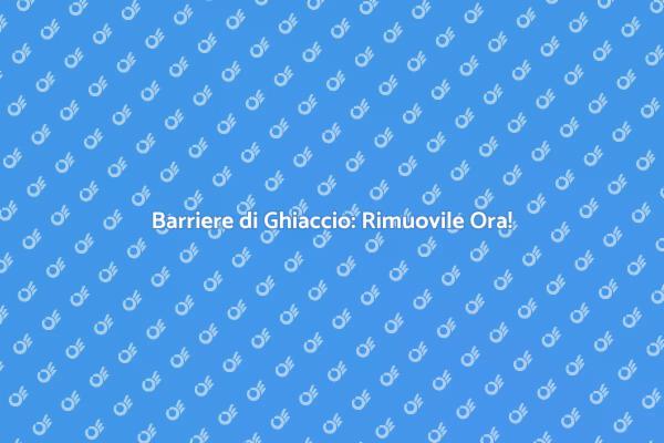 Sicurezza Invernale: Rimuovi il Ghiaccio