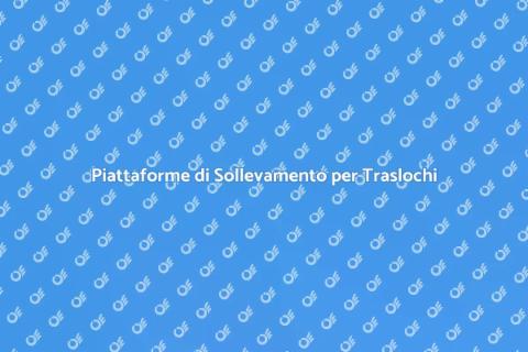 Affittare Piattaforme di Sollevamento