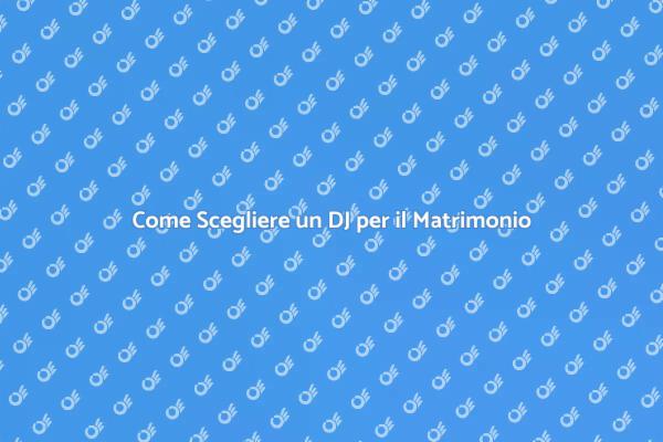 DJ per Matrimonio: Atmosfera Perfetta