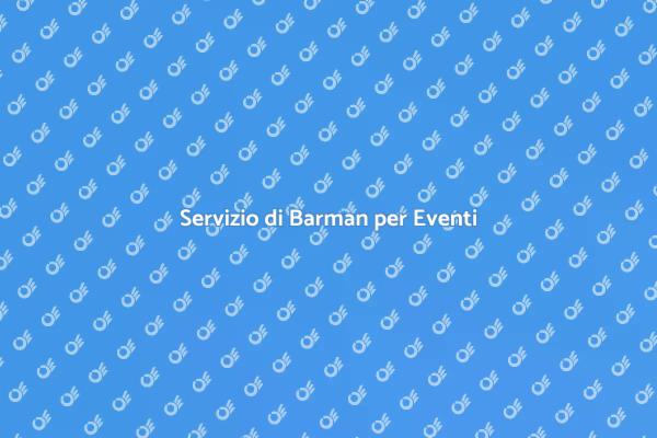 Rendi Unico il Tuo Evento con un Barman
