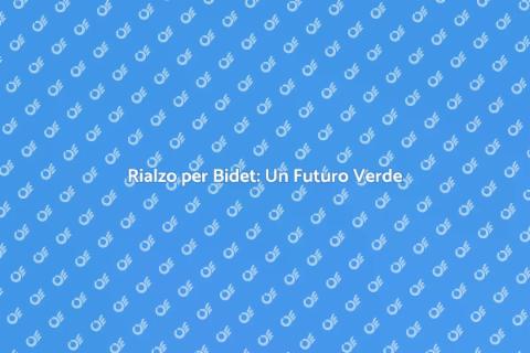 Rialzo Bidet: Sostenibilità e Accessibilità