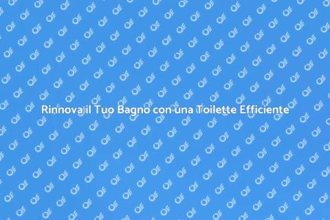 Installazione Toilette ad Alte Prestazioni