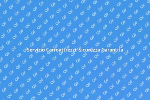 Carroattrezzi: Trasporto Sicuro Auto