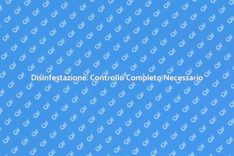 Ispezione Completa per Disinfestazione