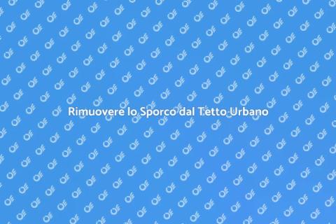 Pulizia Tetto in Zona Urbana
