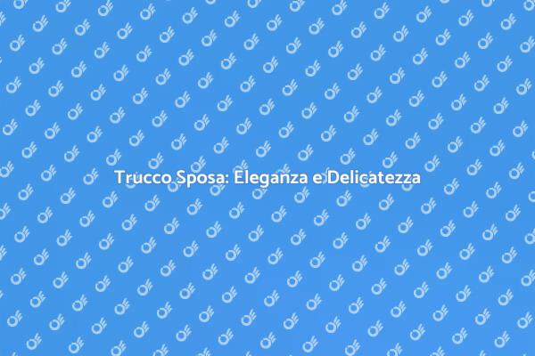 Look Delicato per il Matrimonio