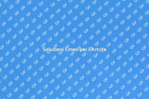 Terapia Cinese per l'Artrite