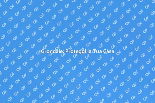 Grondaie: Manutenzione Essenziale
