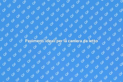 Ristrutturare il pavimento camera