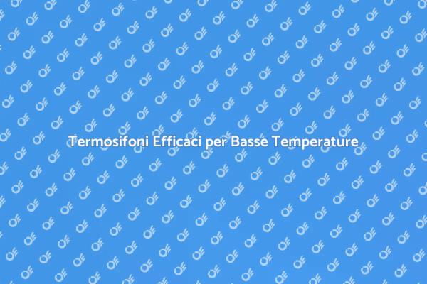 Ristrutturazione Termosifoni Sostenibili
