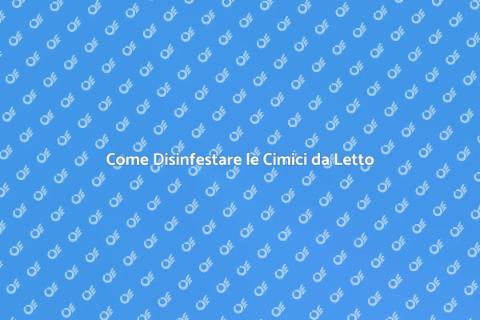 Disinfestazione Cimici da Letto