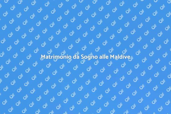Sposarsi alle Maldive: Un Paradiso Romantico