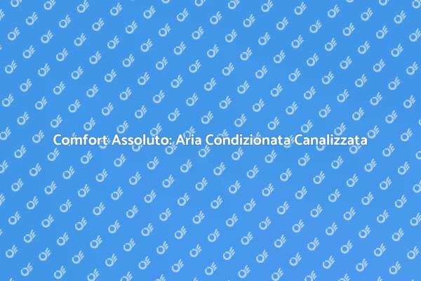Aria Condizionata: Comfort e Qualità