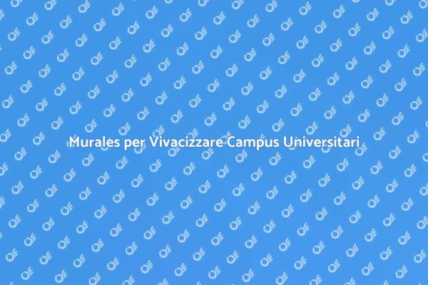 Trasforma il Tuo Campus con un Murales