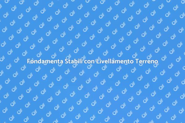 Livellamento Terreno per Spazi Funzionali