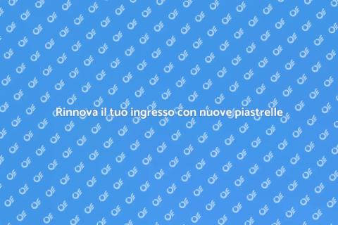 Sostituire le piastrelle dell'ingresso