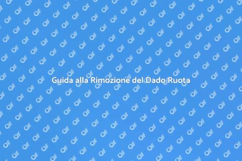 Rimuovere il Dado di Bloccaggio Ruota