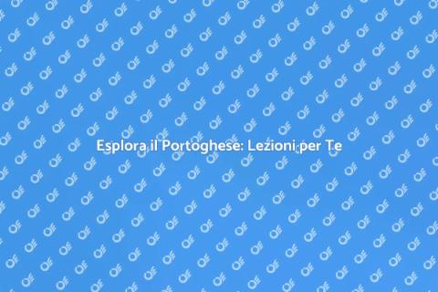 Impara il Portoghese con Facilità