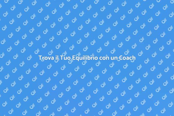 Il Tuo Coach del Benessere Aspetta Te