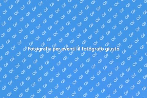 Noleggiare un fotografo per eventi sociali