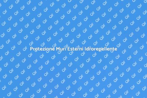 Pittura Muri Esterni Idrorepellente