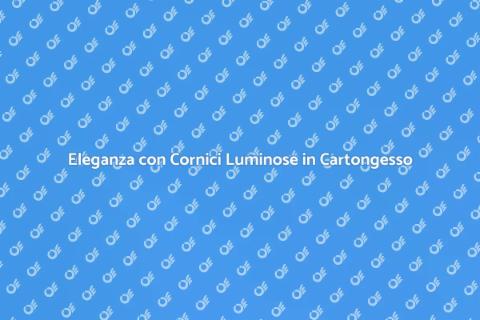 Cornici Luminose in Cartongesso