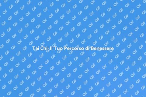 Coaching di Tai Chi per il Benessere