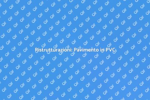 Pavimento Galleggiante in PVC Ideale