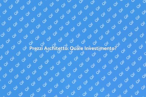 Costo Architetto: Investire nella Casa