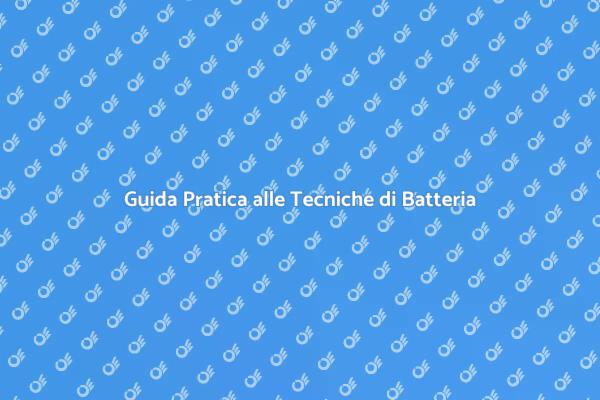 Impara le Tecniche di Batteria Oggi