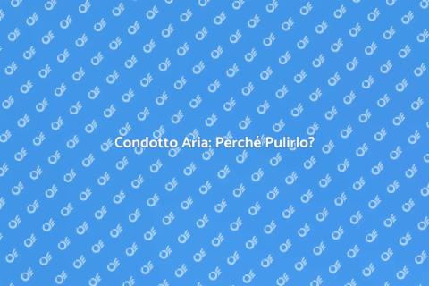 Pulizia Condotto Aria: Salute Casa