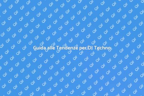 Tendenze Mercato Musica Techno DJ