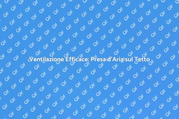 Guida all'Installazione di una Presa d'Aria