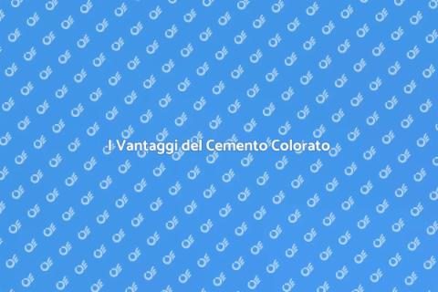 Pavimento in Cemento Colorato