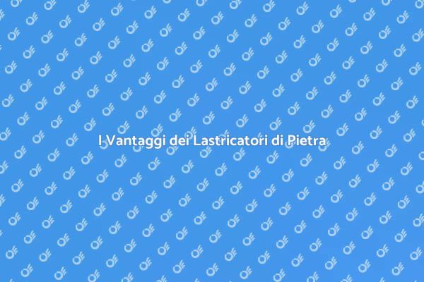 Trasforma i Tuoi Spazi con i Lastricatori