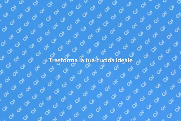 Rinnova la tua cucina con noi