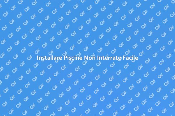 Trasforma il Tuo Giardino con Piscine