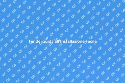 Installare una Tenda in Casa