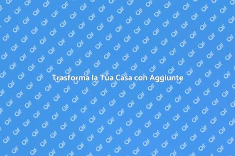 Aggiunte per la Casa: Stile e Funzionalità