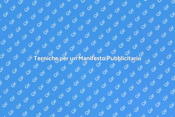 L'Arte del Manifesto Pubblicitario