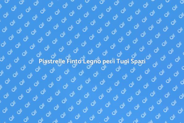 Rivestimento Innovativo in Piastrelle Legno