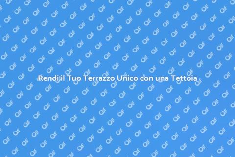 Tettoia Flessibile in Legno per Terrazzi
