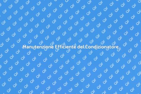 Manutenzione Condizionatore Senza Unità