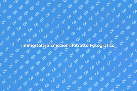 Ritratto Fotografico: Emozioni Immortalate