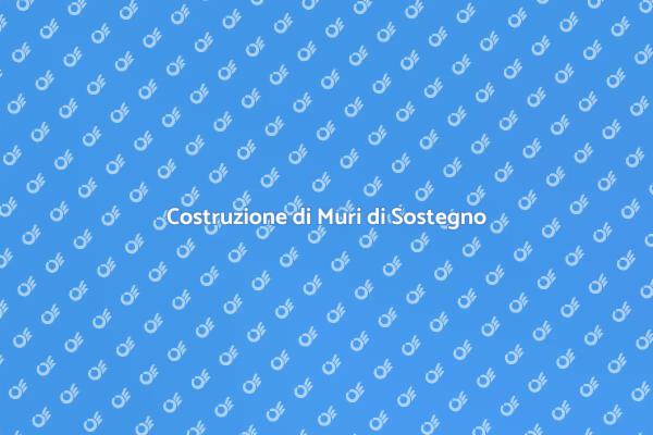 Costruire Muri di Sostegno in Pietra