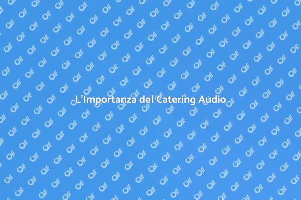 Trasforma il Tuo Evento con l'Audio
